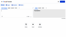 What Translate.google.co.in website looked like in 2023 (This year)