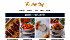 What Thedietchefs.com website looked like in 2023 (This year)