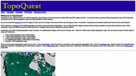 What Topoquest.com website looked like in 2023 (This year)