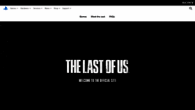 What Thelastofus.com website looked like in 2023 (This year)