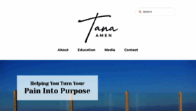 What Tanaamen.com website looked like in 2023 (This year)