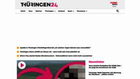 What Thueringen24.de website looked like in 2023 (This year)