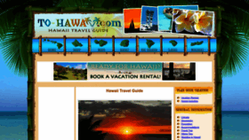 What To-hawaii.com website looked like in 2023 (This year)