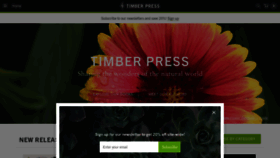 What Timberpress.com website looked like in 2023 (This year)