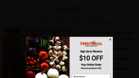 What Territorialseed.com website looked like in 2023 (This year)