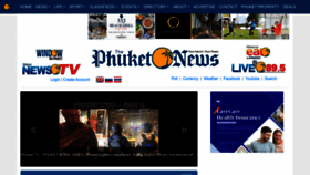 What Thephuketnews.com website looked like in 2023 (This year)