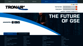 What Tronair.com website looked like in 2023 (This year)