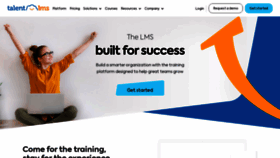 What Talentlms.com website looked like in 2023 (This year)