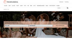 What Trouwplannen.nl website looked like in 2023 (2 years ago)