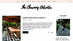 What Thecharmingdetroiter.com website looked like in 2023 (This year)