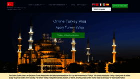 What Turkeyonline-visa.com website looked like in 2023 (This year)