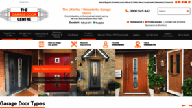 What Thegaragedoorcentre.co.uk website looked like in 2023 (This year)