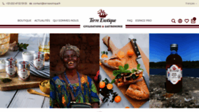 What Terreexotique.fr website looked like in 2023 (This year)
