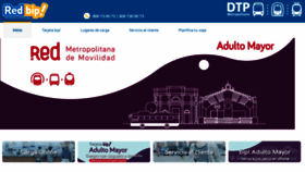 What Tarjetabip.cl website looked like in 2023 (This year)