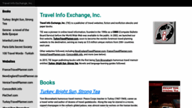 What Travelinfoexchange.com website looked like in 2023 (This year)