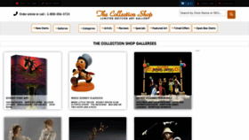 What Thecollectionshop.com website looked like in 2023 (This year)