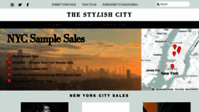 What Thestylishcity.com website looked like in 2023 (This year)
