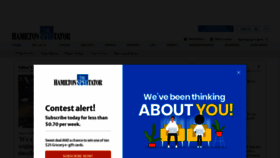 What Thespec.com website looked like in 2023 (This year)