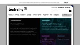 What Teatralny.pl website looked like in 2023 (This year)