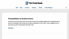 What Thefreshreads.com website looked like in 2023 (This year)