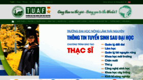 What Tuaf.edu.vn website looked like in 2023 (This year)