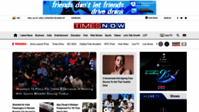 What Timesnownews.com website looked like in 2023 (This year)
