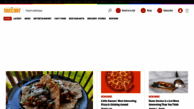 What Thetakeout.com website looked like in 2023 (This year)