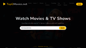 What Topgmovies.net website looked like in 2023 (This year)