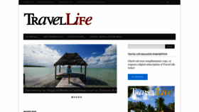 What Travellife.ca website looked like in 2023 (This year)