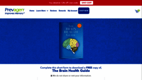 What Thebrainhealthguide.com website looked like in 2023 (This year)