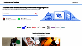 What Thediscountcodes.co.uk website looked like in 2023 (This year)