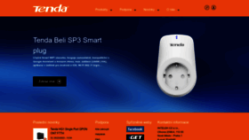 What Tenda.cz website looked like in 2023 (This year)