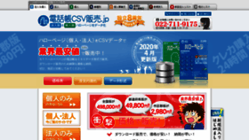 What Teldata.jp website looked like in 2023 (This year)