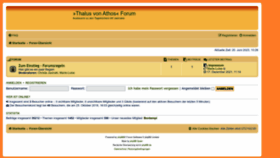 What Thalusforum.de website looked like in 2023 (This year)