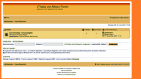 What Thalusforum.de website looked like in 2023 (2 years ago)