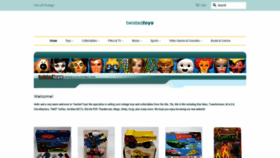 What Twistedtoys.co.uk website looked like in 2023 (This year)