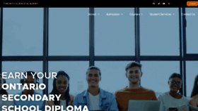 What Tsacademy.ca website looked like in 2023 (This year)