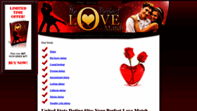 What Theperfectlovematch.com website looked like in 2023 (This year)