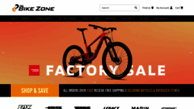 What Thebikezone.com website looked like in 2023 (This year)
