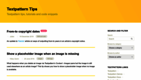 What Txptips.com website looked like in 2023 (2 years ago)