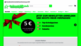 What Tischtennis-billiger.de website looked like in 2023 (This year)