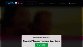 What Tahitiflirt.com website looked like in 2023 (This year)