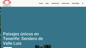 What Tenerifelicidad.net website looked like in 2023 (This year)
