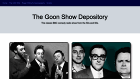 What Thegoonshow.co.uk website looked like in 2023 (This year)