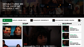 What Tvseriale.net website looked like in 2023 (This year)