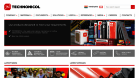 What Technonicol.in website looked like in 2023 (This year)