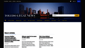 What Toledolegalnews.com website looked like in 2023 (This year)