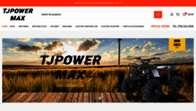 What Tjpowermax.com website looked like in 2023 (This year)