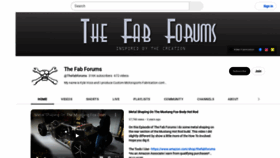 What Thefabforums.com website looked like in 2023 (2 years ago)