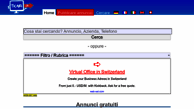 What Ticari.it website looked like in 2023 (This year)